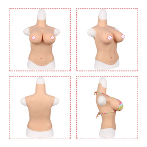 Eta silicona de grado alimenticio transgénero pechos artificiales pechos falsos realista C D E G Copa pechos medio cuerpo forma de pecho travestismo - Product Image 3