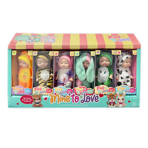 Großhandel Individuelles 12-teiliges Reborn-Puppenset Spielzeug Simulations-Prinzessinnenpuppe <span class=keywords><strong>Mini</strong></span> Niedliches Schlafendes Baby Geschenk für Kinder Puppe in Handflächengröße Lieblich - Product Image 3