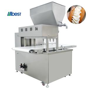 Nouvelle machine industrielle automatique de remplissage de gâteaux 220V pour croissants, rouleaux, crème, confiture, pain et feuilletés, à haute efficacité - Product Image 1