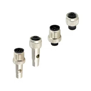 Connecteur étanche Ip68 mâle 12 broches blindé M12 joints de câble électrique - Product Image 4