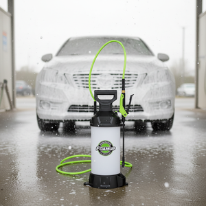 Pompa ad aria elettrica multiuso da 8 litri per detailing auto, spruzzatore di schiuma a pressione regolabile per la pulizia dei veicoli - Product Image 3