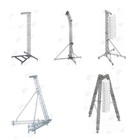 Soporte de elevación de aleación de aluminio Truss System TL 650 Interior Vertical Line Array Speaker Lift Truss Stand Tower para conciertos al aire libre