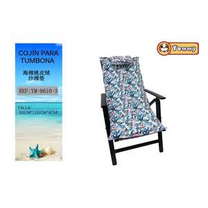 Tappetino da Spiaggia TUMBONA 50*120*4CM-3 con Comodi Cuscini in Spugna e Cuscino per Uso in Spiaggia - Product Image 1