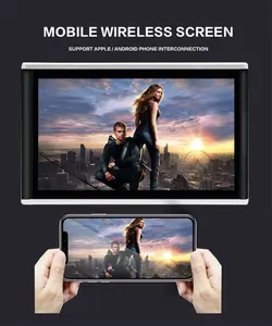 Jmance Android Car Monitor 9 Inch Back Seat Taxi Publicidad Touch Screen Wifi 4Core Taxi Headrest Advertising Player