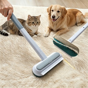 <span class=keywords><strong>Brosse</strong></span> à poils d'animaux multifonctionnelle à long manche réutilisable pour le nettoyage des tapis, des canapés et des lits - Product Image 1