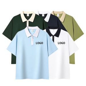 Polo pour homme personnalisé avec logo, uniforme scolaire, tenue d'équipe, séchage rapide, respirant, anti-humidité, coupe confortable, tissu extensible - Product Image 3