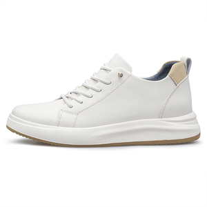 Chaussures de skate pour hommes, mocassins, baskets, chaussures de skate à lacets en <span class=keywords><strong>cuir</strong></span>, <span class=keywords><strong>basses</strong></span>, à enfiler, rehaussantes, à semelle épaisse et plateforme - Product Image 3