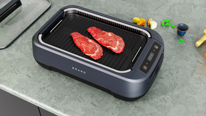 MagiCook Smokeless Baking Tray <b>Electric</b> Grill Indoor Grilled Meat and Vegetables Detachable Easy Cleaning - Product Image 5