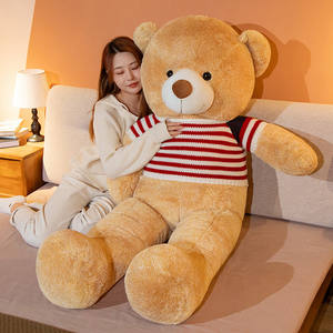 Gros Ours Poupée Teddy Câlin Ruban Mignon Petite Amie Présent Jouet En Peluche - Product Image 5