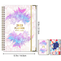 Cahier d'exercices en bobine couleur à reliure en spirale personnalisé pour étudiants Cahier en papier kraft laitier