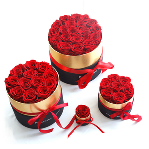 2021 Luxurious Wholesale Valentine Day Gift Long Lasting Roses Flower Preserved Rose In Gift Box