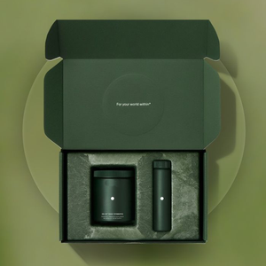 Scatola per Spedizioni con Inserto Protettivo, Personalizzabile, Ecologica in Carta Kraft, Verde Scuro, per Imballaggio Prodotti - Product Image 3