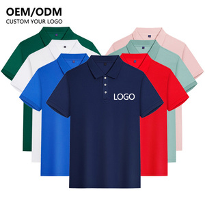 Polo décontracté de haute qualité en gros, 100 % coton tricoté, T-shirt polo original, impression de logo personnalisée, T-shirt de golf pour hommes - Product Image 3