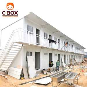 Cbox Maison préfabriquée en conteneur moderne, portable, modulaire, 20 pieds, détachable, ignifuge, pour restaurant, hôtel, commerce, magasins de rue, bar - Product Image 5