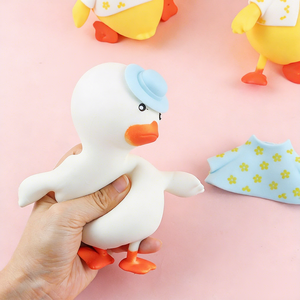 Jouets Squishy pour Enfants, Jouets Anti-Stress Animaux, Jouets Amusants à Presser, Jouets Squishy en Forme de Canard Remplis de Farine à Remontée Lente - Product Image 2