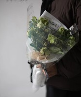 Papier d'emballage transparent en OPP pour fleurs, imperméable, en plastique, pour fleuriste, bouquet de fleurs