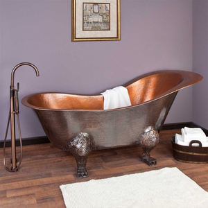 Anpassbare Villa Hotels Garten Haushalt Badewanne Rein handgemachte Kupfer Badewanne luxuriöse <span class=keywords><strong>Thai</strong></span> <span class=keywords><strong>Massage</strong></span> Bad Becken - Product Image 5