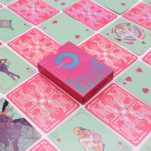 Tarjetas de póker japonesas para mujer y niña, Sexy, personalizado, Rfid, Rosa, con funda - Product Image 2