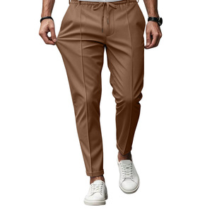<span class=keywords><strong>Manteau</strong></span> long pour hommes Pantalon en jean pour hommes à la mode automne printemps pantalon d'affaires décontracté coupe ajustée pantalon grande taille - Product Image 5