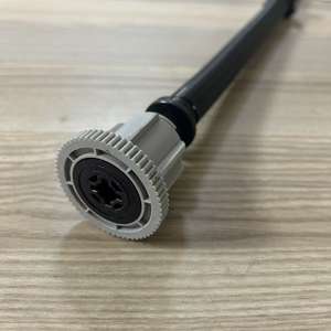 ستائر نوافذ مربعة الشكل مع ملحقات، تعمل يدويًا بسلسلة معدنية، قماش معتم، ستائر دوارة N80 - Product Image 6