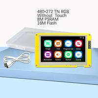 Modul TFT LCD 4.3 inci dengan sentuh, ESP32 480*272 WIFI papan pengembangan gigi biru 800*480 4.3 "layar sentuh pintar
