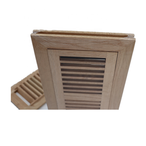 <span class=keywords><strong>Grille</strong></span> d'aération en bois de chêne pour climatiseur Facile à installer avec du bois à prix compétitif - Product Image 4
