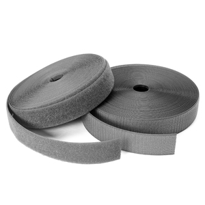 Self adhesive industrial hook and <span class=keywords><strong>loop</strong></span> tape pieces fabric ultra thin hook and <span class=keywords><strong>loop</strong></span> fastener 1 x <span class=keywords><strong>3</strong></span> hook and <span class=keywords><strong>loop</strong></span> strips black - Product Image 1