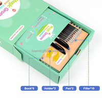 Cahier de pratique réutilisable pour enfants-Cahier de pratique d'écriture réutilisable-Jouets éducatifs pour garçons filles Gif