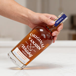 Bouteille de 750 ml en verre épais pour liqueur, <span class=keywords><strong>vin</strong></span>, whisky, vodka avec boîte - Product Image 6