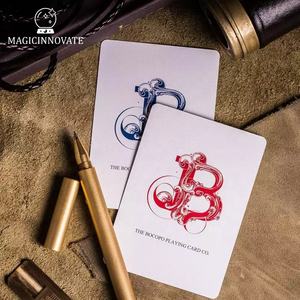 Cartas de póker de papel de <span class=keywords><strong>Casino</strong></span>, caja de colores impermeable, cartas de juego de mesa de póker, regalo creativo - Product Image 6