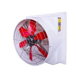 QiluRunte New Product 850 Model 24 Inch Direct Drive FRP Wall Mounted Poultry Ventilation Exhaust Fan