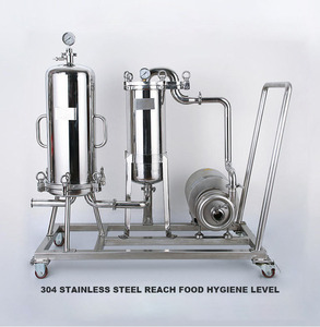 Jus Vodka Bière Vin Filtre Usine 10 "20 30 Pouces Cartouche Sanitaire Filtre Logement Boîtier En Acier Inoxydable - Product Image 1