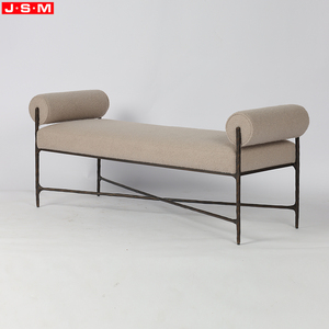 Banc de salon moderne nordique, <span class=keywords><strong>tabouret</strong></span> de chambre, hôtel, appartement, villa, <span class=keywords><strong>tabouret</strong></span> à chaussures, repose-pieds, <span class=keywords><strong>tabouret</strong></span> de bout de lit de luxe léger - Product Image 2