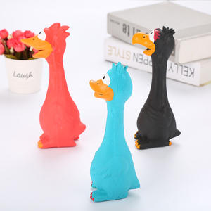 Vente flash Jouets à mâcher en <span class=keywords><strong>latex</strong></span> de dessin animé poulet criard pour chiens - Meilleur jouet pour animaux de compagnie - Product Image 2
