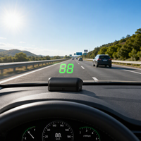 Compteur de vitesse numérique GPS HUD universel pour voitures, camions, SUV, véhicules électriques, alimenté par USB, affichage de la vitesse du véhicule