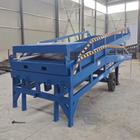 Rampe de chargement pour camions 6-20 tonnes, pont de chargement hydraulique, niveleur de quai, plateforme de chargement/déchargement de conteneurs, acier, électrique, élévation 1,8 m