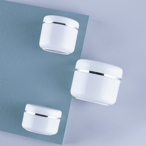 Luxury <b>Empty</b> 20g 30g 50g Round Matte Plastic Cosmetic <b>Jar</b> Face Body Cream <b>Jar</b> - Product Image 1