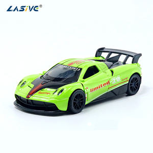 ألعاب LASIVE Track Edition سبيكة سيارة لعبة سيارة سحب الباب الخلفي فتح الرياضة سيارة محاكاة أضواء سن الصوت 3 + - Product Image 2