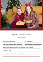 Décorations de Noël, Bandeaux de Noël, Réseaux à cheveux en forme de bois de cerf, Accessoires de fête, Cadeaux pour enfants, Réseaux à cheveux en vente