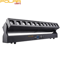 Polarlights 12x40W LED Beam Wash Zoom Luz con cabezal móvil RGBW 4in1 Pixel Bar Beam Wash Cabeza móvil para espectáculo de escenario