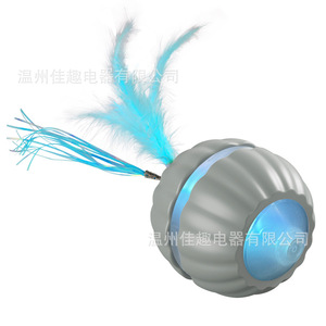 Pelota de juguete automática duradera transfronteriza para gatos, pelota de juego para gatos, dispositivo de autoentretenimiento y entretenimiento, con cuerda, para mascotas - Product Image 5