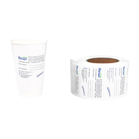 Autocollants transparents en vinyle autocollants pour l'étiquetage des flacons cosmétiques, emballage imperméable, protection contre l'huile