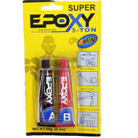 Colle époxy MIBAO Antonio Epoxy Steel 4 Minute Swik - Set Yellow Card Ab Adhesiveab Glue Epoxy Glue