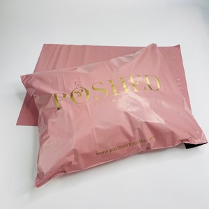 Biểu Tượng Tùy Chỉnh In <span class=keywords><strong>Poly</strong></span> Bưu Phẩm Quần Áo Bao Bì Vận Chuyển Phong Bì Màu Hồng Bóng Nhựa Gửi Thư Túi Cho Doanh Nghiệp Nhỏ - Product Image 2