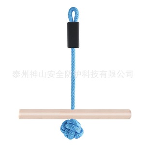 Equipo de Entrenamiento de Integración Sensorial para Niños, Barra de Madera con Cuerda Individual, Accesorio para Slackline al Aire Libre - Product Image 4