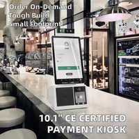 Certificado CE 10,1 pulgadas All-in-One Desktop Self-Order Restaurante Quiosco Intel Core I7 Android OS Full HD Pantalla táctil Código de barras