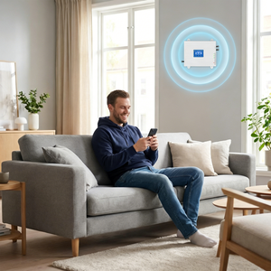 Repetidor Wi-Fi Tribanda 1800 2100MHz 70dB <span class=keywords><strong>de</strong></span> Alta Ganancia para Interiores del Hogar, <span class=keywords><strong>Cobertura</strong></span> <span class=keywords><strong>de</strong></span> 500-1000m², 23dBm - Product Image 4