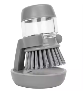 Brosse de nettoyage et de dégraissage pour cuisine, brosse de dégraissage à pression avec ajout automatique de liquide, brosse pour lave-vaisselle - Product Image 5
