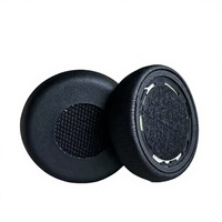 Coussinets de remplacement en cuir protéiné et éponge souple pour casques supra-auriculaires Jabra Evolve 75, 75+, 75 UC, 75 MS