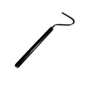 NOMOY PET wholesale good price 66cm black stainless steel snake hook for snake catching NG-01